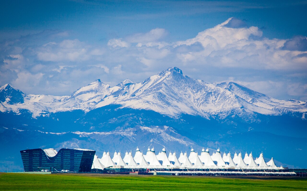 Denver International Airport terminal roof